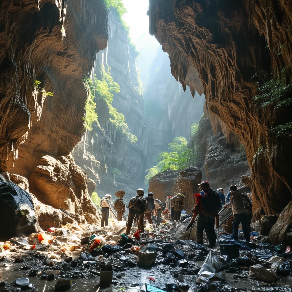 张家界溶洞清洁行动：旅游环保新趋势，2.7吨垃圾清运启示录